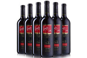 智利彩风赤霞珠美乐干红葡萄酒750ml6瓶整箱价格多少钱？