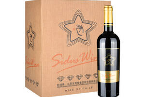 智利星得斯钻石干红葡萄酒五钻750ml6瓶整箱价格多少钱？
