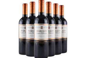 智利中央山谷ConchayToro干露侯爵梅洛红葡萄酒2015年份750ml6瓶整箱价格多少钱？