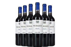 智利SantaRita圣丽塔酒庄英雄美乐干红葡萄酒750ml6瓶整箱价格多少钱？