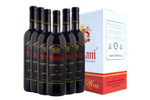格鲁吉亚米尔迪阿尼Mildiani阿拉善谷半甜红葡萄酒750mlx6支整箱装价格多少钱？