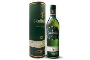 格兰菲迪Glenfiddich12年苏格兰达夫镇单一麦芽威士忌价格多少钱一瓶？