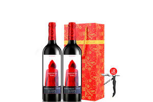 西班牙DO级奥兰小红帽干红葡萄酒750mlx2瓶礼盒装价格多少钱？