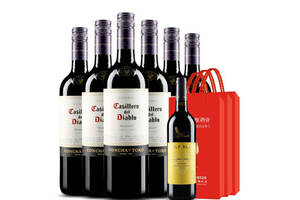 智利干露红魔鬼CasillerodelDiablo梅洛干红葡萄酒750ml6瓶整箱价格多少钱？