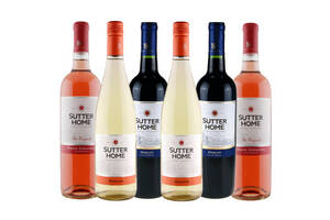 美国舒特家族SUTTERHOME桃红+甜白+美乐葡萄酒750ml6瓶整箱价格多少钱？