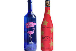 意大利火烈鸟莫斯卡托气泡酒+芭卡娜红葡萄酒750mlx2瓶礼盒装价格多少钱？