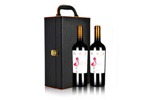 智利安第斯火烈鸟经典珍藏西拉干红葡萄酒750mlx2瓶礼盒装价格多少钱？