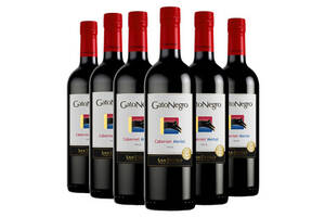 智利GatoNegro黑猫马尔贝克赤霞珠梅洛混酿干红葡萄酒750ml6瓶整箱价格多少钱？