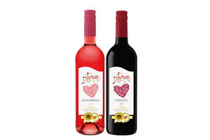 西班牙艾纯桃红+甜红葡萄酒750mlx2瓶礼盒装价格多少钱？