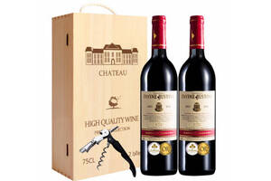 西班牙DO协会推荐贾斯汀DIVINEJUSTINE干红葡萄酒750mlx2瓶礼盒装价格多少钱？