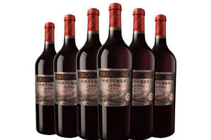 中粮长城GreatWall红酒星级系列五星赤霞珠干红葡萄酒整箱装6瓶价格多少钱？