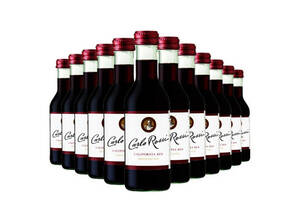 美国CARLOROSSI加州乐事红葡萄酒187mlx12瓶整箱装价格多少钱？