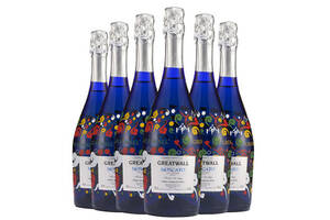 意大利进口长城喝彩传统法甜白起泡葡萄酒750ml6瓶整箱价格多少钱？