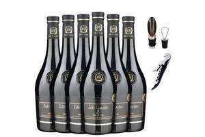 国产昭雅巴鲁聂赤霞珠干红葡萄酒智利原酒进口750ml6瓶整箱价格多少钱？