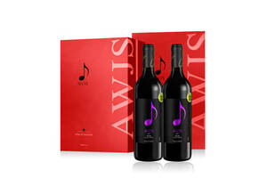 澳大利亚AWJS音符经典系列豪华紫+紫赤霞珠干红葡萄酒价格多少钱？