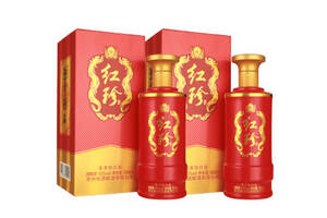 53度贵州珍酒红珍酱香型白酒500mlx2瓶礼盒装价格多少钱？