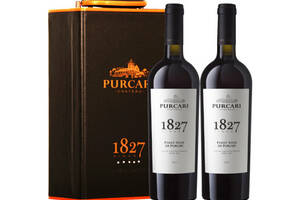 摩尔多瓦普嘉利Purcari1827黑皮诺干红葡萄酒2014年份750mlx2瓶礼盒装价格多少钱？
