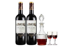 法国罗莎庄园克罗斯干红葡萄酒750mlx2瓶礼盒装价格多少钱？