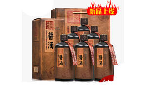 53度贵州茅台镇张义斋酱酒500mlx6瓶整箱价格？