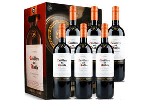 智利红魔鬼CasillerodelDiablo卡麦妮佳美娜红葡萄酒750ml6瓶整箱价格多少钱？