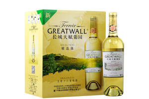 国产长城GreatWall天赋葡园精选级龙眼干白葡萄酒750ml6瓶整箱价格多少钱？