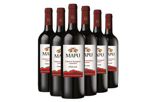 智利罗斯柴尔德家族MAPU赤霞珠佳美娜红葡萄酒750ml6瓶整箱价格多少钱？