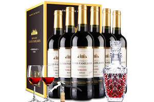 布多格法国骑士干红葡萄酒礼盒6支装1整箱价格多少钱？