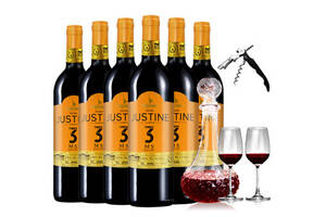 西班牙DO级贾斯汀金奖干红葡萄酒750ml6瓶整箱价格多少钱？