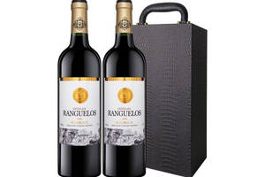 法国朗克鲁古堡波尔多AOP干红葡萄酒750mlx2瓶礼盒装价格多少钱？