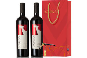 智利侍香WANACO赤霞珠干红葡萄酒750mlx2瓶礼盒装价格多少钱？