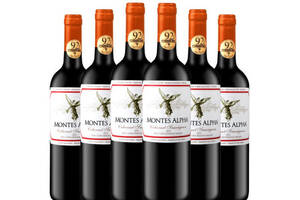 智利蒙特斯MONTES欧法赤霞珠干红葡萄酒750ml6瓶整箱价格多少钱？