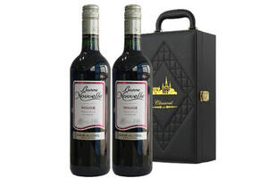 法国伯尼努瓦勒脱醇红葡萄酒750mlx2瓶礼盒装价格多少钱？