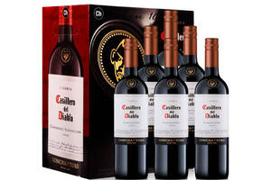 智利干露酒庄红魔鬼卡麦妮红葡萄酒750ml6瓶整箱价格多少钱？