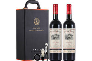 法国AOC波尔多圣尔曼城堡干红葡萄酒750mlx2瓶礼盒装价格多少钱？