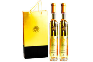 意大利美绚冰谷晚收甜白葡萄酒香槟金375mlx2瓶礼盒装价格多少钱？