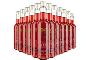 国产云南红玫瑰蜜葡萄果汁370mlx12瓶整箱装价格多少钱？