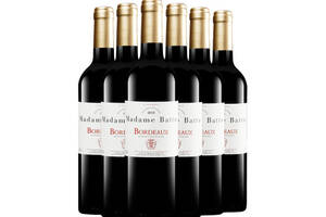 法国波尔多AOC巴图太太干红葡萄酒750ml6瓶整箱价格多少钱？