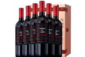 智利干露红魔鬼黑金珍藏系列红葡萄酒750ml6瓶整箱价格多少钱？