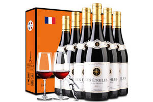 法国布多格金星红葡萄酒750ml6瓶整箱价格多少钱？