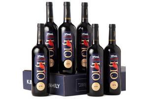 法国卡伯纳小红鸟系列IGP级量贩U+II干红葡萄酒750ml6瓶整箱价格多少钱？