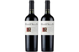 智利圣诞猫环游飞行赤珍藏梅洛干红葡萄酒750mlx2瓶礼盒装价格多少钱？