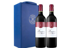 法国拉菲LAFITE罗斯柴尔德珍藏梅多克红葡萄酒炫蓝DBR750mlx2瓶礼盒装价格多少钱？