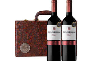 西班牙荷雅卡蒂娜斯陈酿赤霞珠精品干红葡萄酒棕色750mlx2瓶礼盒装价格多少钱？
