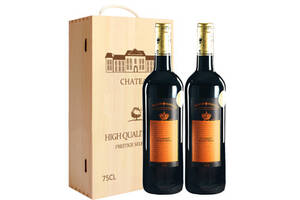 法国圣侯爵DIVINMARQUIS百年份酒庄干红葡萄酒750mlx2瓶礼盒装价格多少钱？