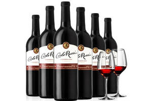 美国加州乐事柔顺红红葡萄酒750ml6瓶整箱价格多少钱？