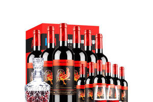 法国红冠雄鸡干红葡萄酒750mlx12瓶整箱装价格多少钱？