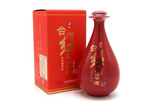 52度玉山台湾红高粱酒红瓷瓶五年陈酿500ml多少钱一瓶？