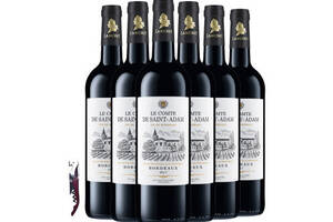 法国拉蒙波尔多AOC圣亚当伯爵干红葡萄酒750ml6瓶整箱价格多少钱？