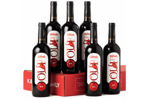 法国卡伯纳小红鸟系列U+I干红葡萄酒量贩750ml6瓶整箱价格多少钱？