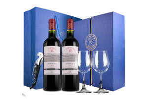 法国拉菲罗斯柴尔德拉菲传奇波尔多干红葡萄酒耀蓝750mlx2瓶礼盒装价格多少钱？